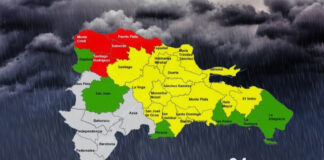 COE eleva alertas: 4 provincias en rojo y lluvias intensas amenazan gran parte del país