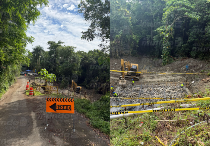 ¡ATENCIÓN TRANSEÚNTES! Intervienen derrumbe en calle La Isabel de Pedro Brand tras intensas lluvias
