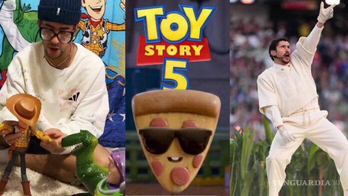El anuncio, compartido en la cuenta de Instagram de Pixar, muestra al personaje saltando en pantalla mientras se escucha la risa del artista puertorriqueño.