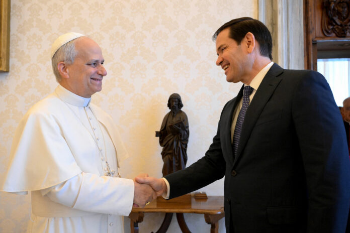León XIV recibirá a Marco Rubio en el Vaticano tras su choque con Trump, según medios