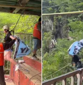 Turista muere por el fallo de una tirolesa en China La víctima murió el domingo de camino al hospital, según informaron las autoridades locales.