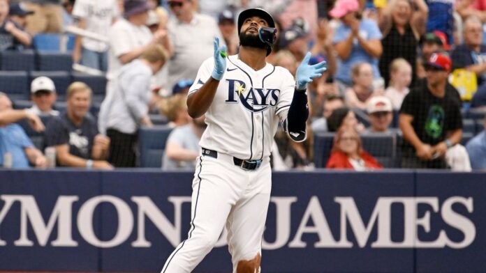 Los Nuestros MLB: Junior Caminero dispara su jonrón 22 y Wandy Peralta domina desde el bullpen