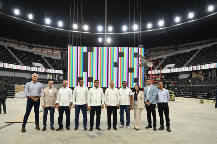 Los trabajos de remodelación en la Arena Banreservas Virgilio Travieso Soto entran en su etapa final para los próximos eventos deportivos internacionales.