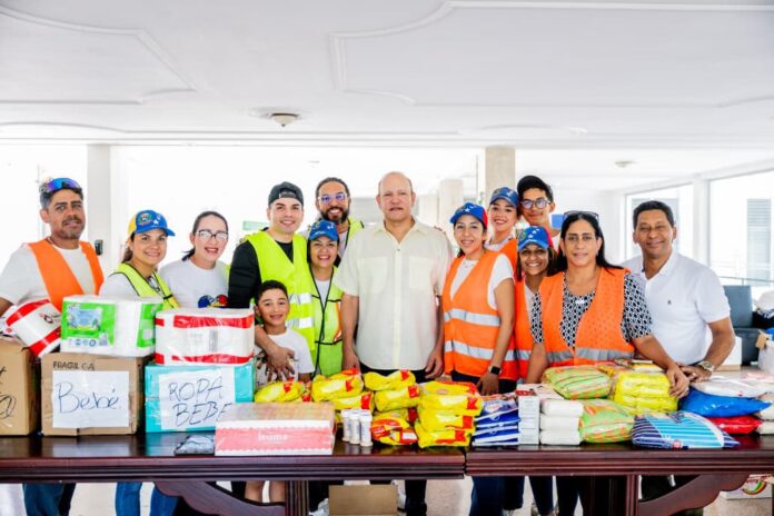 Alcalde Ulises Rodríguez habilita Palacio Municipal como centro de acopio para ayudar a afectados por terremotos en Venezuela
