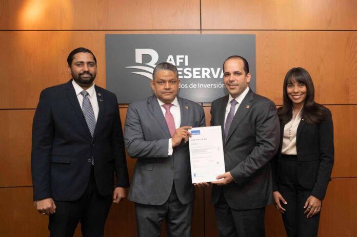 AFI Reservas obtiene certificación ISO 37001 y se convierte en pionera en gestión antisoborno en RD