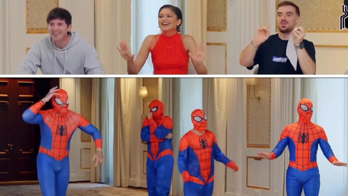 Tom Holland pierde concurso de imitadores de Spider-Man en Madrid y Zendaya tuvo el voto decisivo