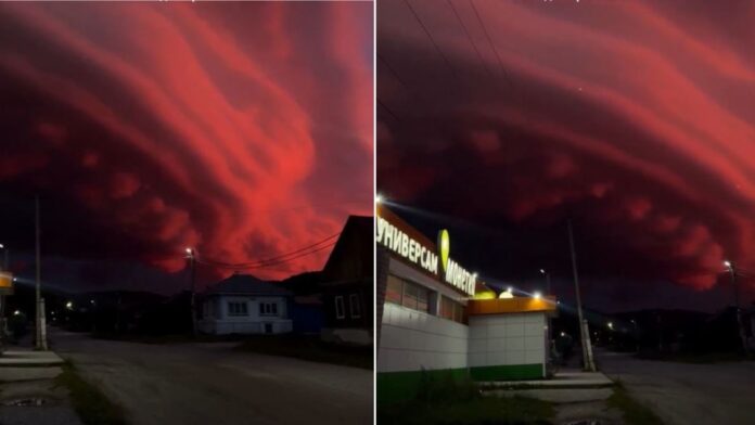 ¿Un portal de 'Stranger Things'? Vista increíble captura miradas en Rusia