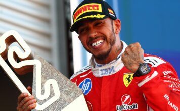Lewis Hamilton logra su primera victoria con Ferrari en Barcelona Lewis Hamilton logra su primera victoria con Ferrari en Barcelona