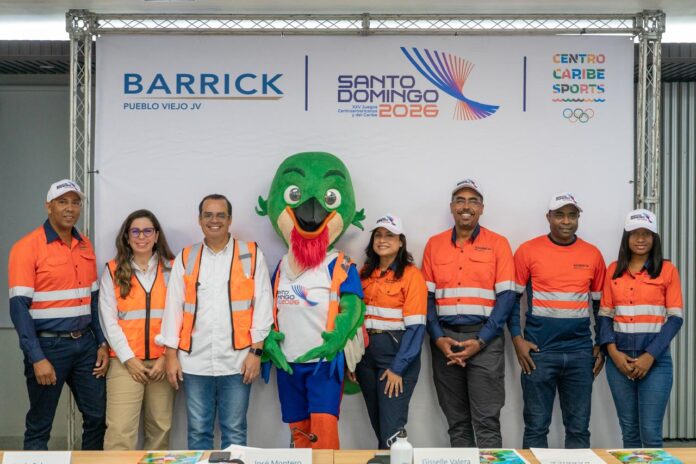 Juegos Centroamericanos y del Caribe Santo Domingo 2026 suman a Barrick Pueblo Viejo como patrocinador oficial