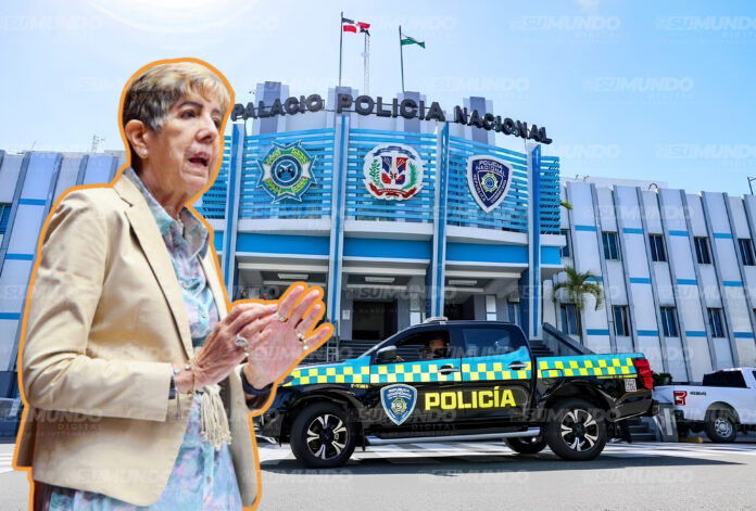 Ginette Bournigal sale en defensa de la Policía: 