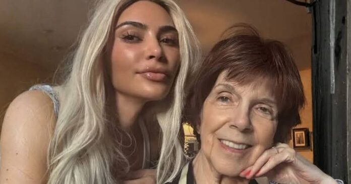 Kim Kardashian despide a su abuela con un emotivo mensaje: 