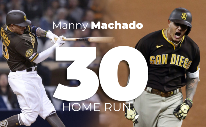 Manny Machado llegó a 30 cuadrangulares