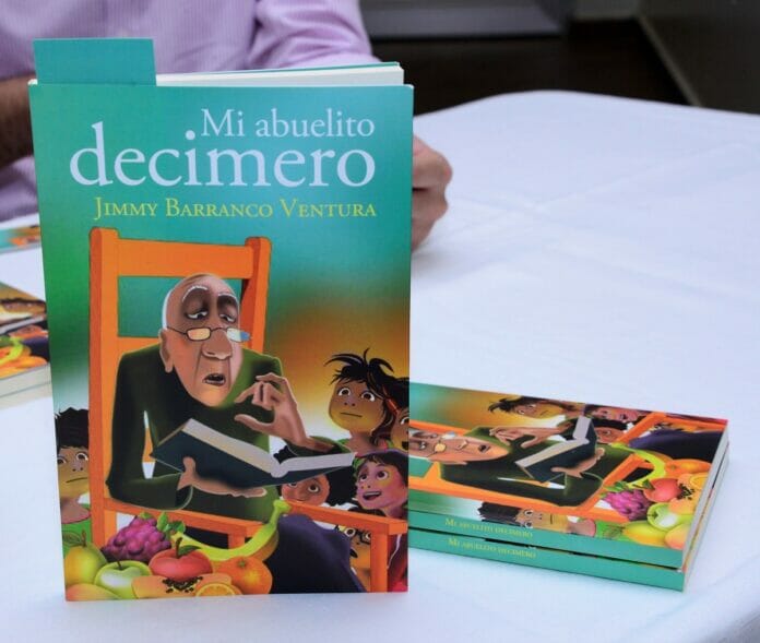 Jimmy Barranco Ventura puso en circulación su más reciente libro, “Mi abuelito decimero”