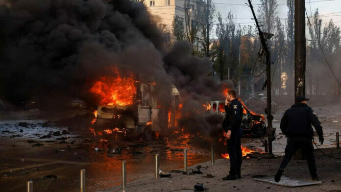 Putin bombardea Ucrania como represalia por ataque al puente en Crimea