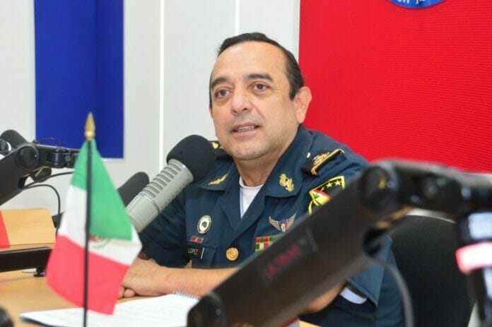 General brigadier Mario Saúl López Miguez, agregado militar y aéreo de la Embajada de México en RD