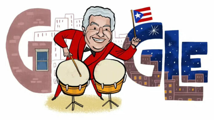 Google rinde homenaje a Tito Puente con un doodle animado, en el Mes de la Herencia Hispana