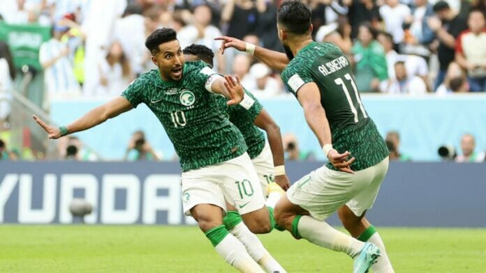 Arabia Saudita sorprendió 2-1 a Argentina