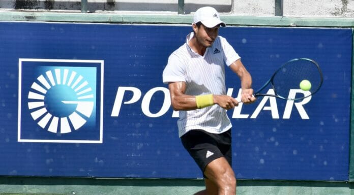 Roberto Cid en la final del M15 en Santo Domingo