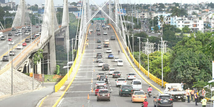 Obras Públicas recuerda cierre del puente Duarte a partir de este sábado