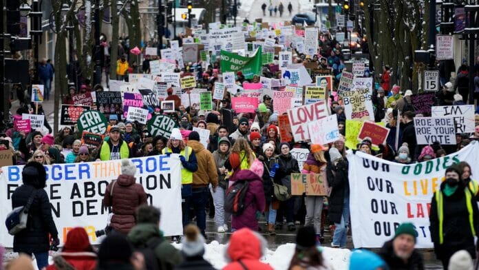 Manifestaciones a favor del aborto en Estados Unidos