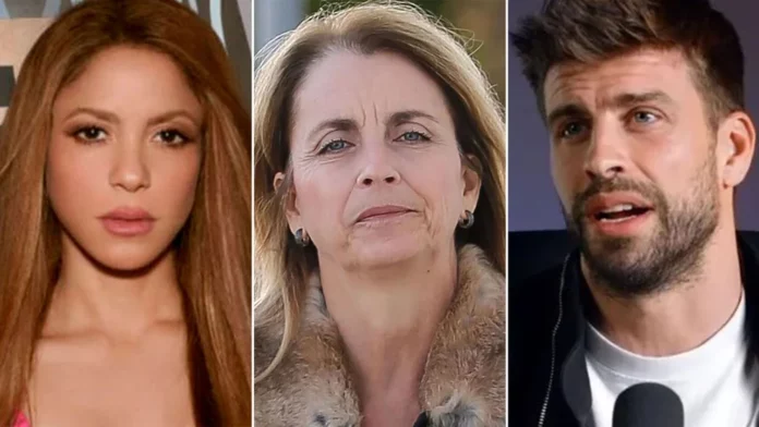 Madre de Gerard Piqué disgustada con las actitudes de Shakira