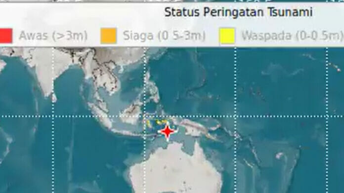 Terremoto de magnitud 7,6 sacude las costas de Indonesia