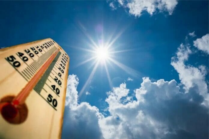 Onamet: Temperatura ligeramente calurosa y escasas precipitaciones