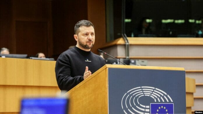 Zelenskyy pide ingreso de Ucrania en la Unión Europea