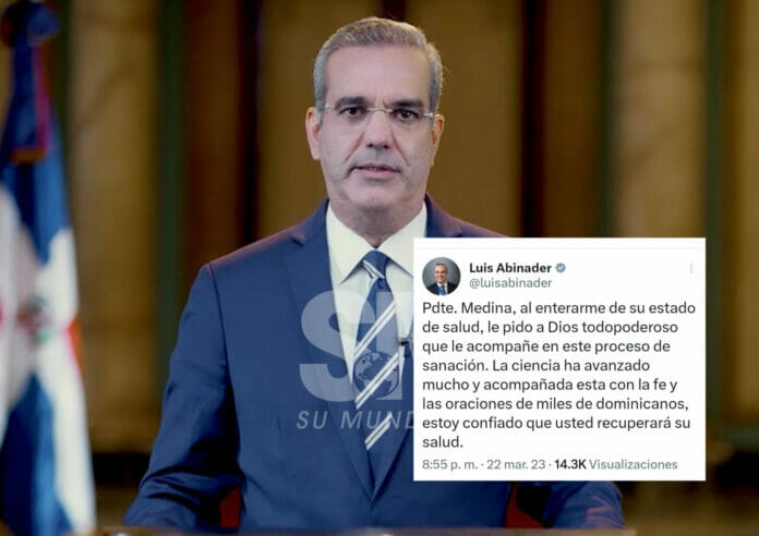 Presidente Abinader se solidariza con Danilo Medina, envía emotivo mensaje