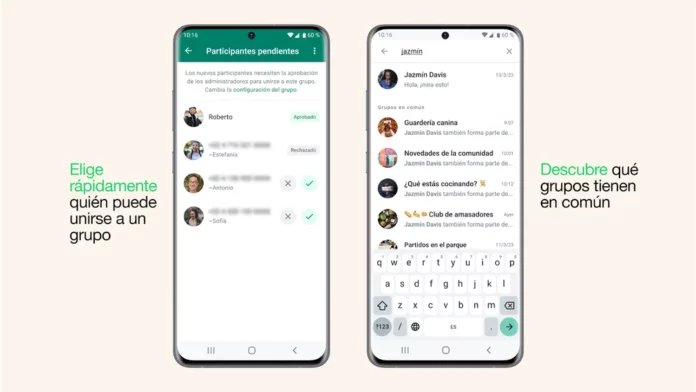 WhatsApp trae nuevas funciones: sala de espera, grupos en común y más