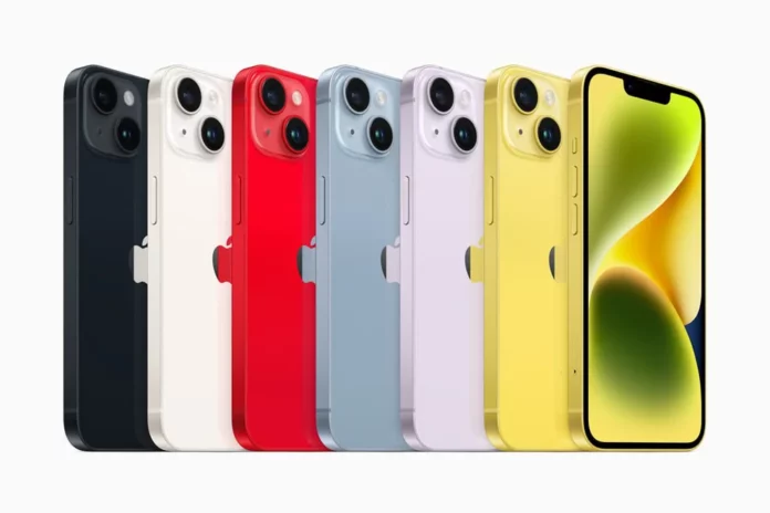 Apple lanza un nuevo iPhone 14 y iPhone 14 Plus en color amarillo