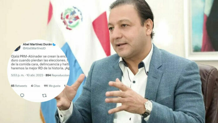 “La realidad le dará más duro cuando pierdan las elecciones”, afirma Abel Martínez