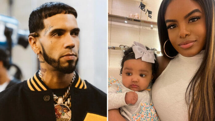 Anuel AA conoció a su hija Gianella, bebé que tuvo con colombiana