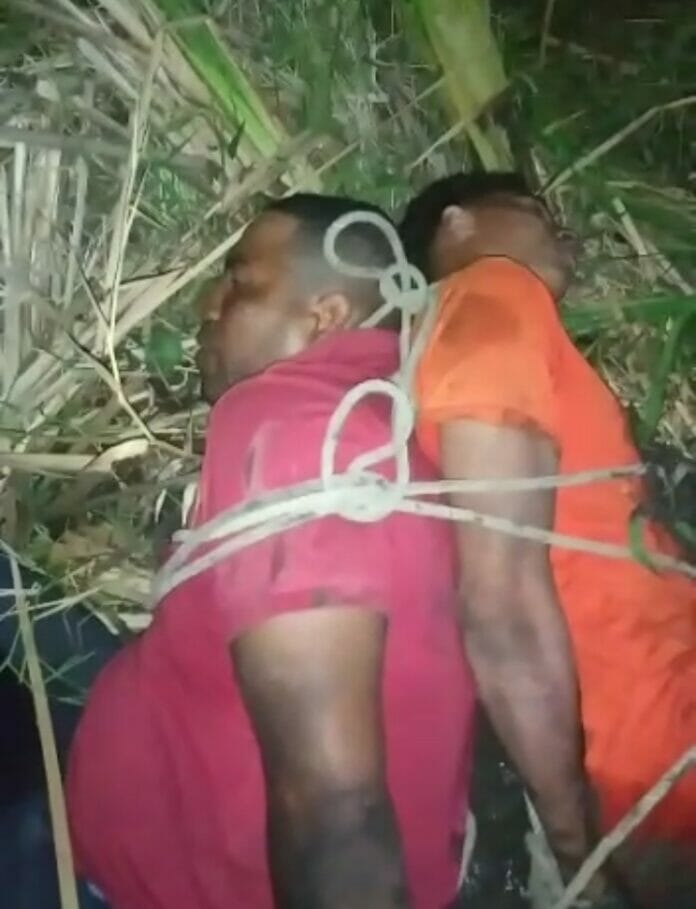 El Bajo Yuna: amarrados en canal de riego dejaron dos hombres tras conflicto por terrenos