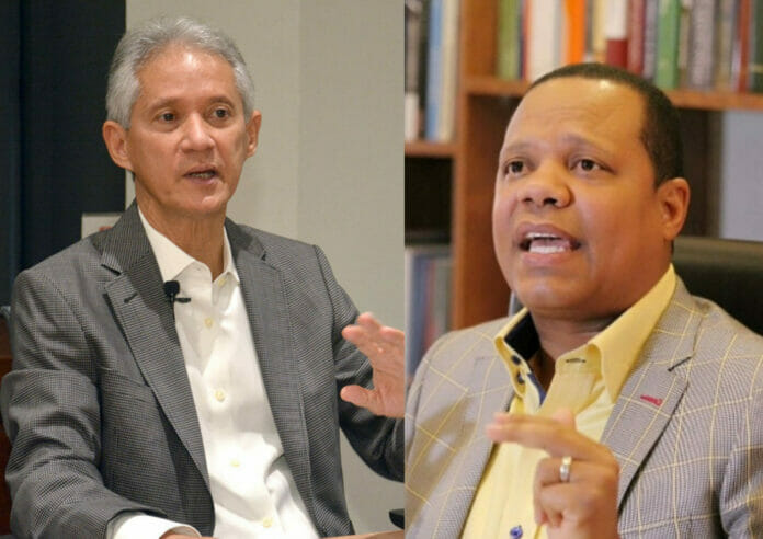 Eddy Alcántara y Haivanjoe Ng Cortiñas en Debate por publicación de ProConsumidor
