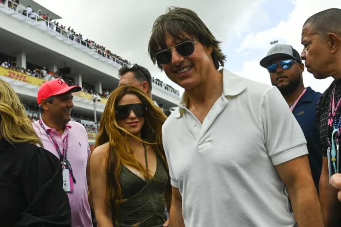 Shakira y Tom Cruise, protagonistas de la Fórmula Uno de Miami