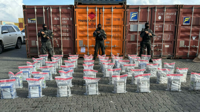 DNCD frustra envío de 278 paquetes de cocaína a Francia