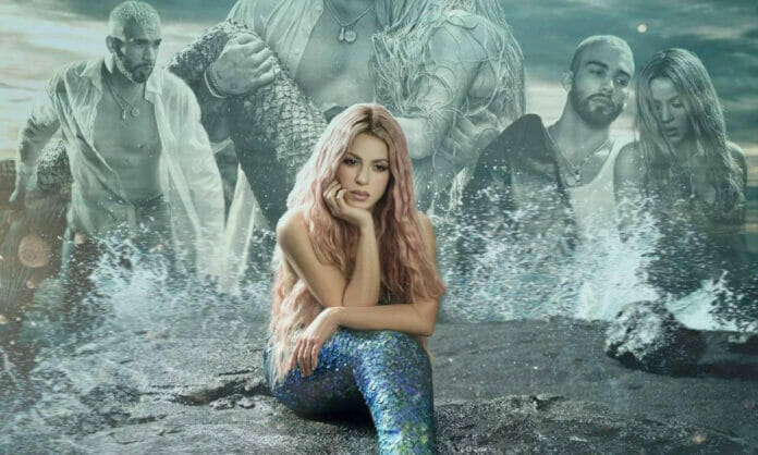 Shakira anuncia nuevo videoclip marino junto a Manuel Turizo