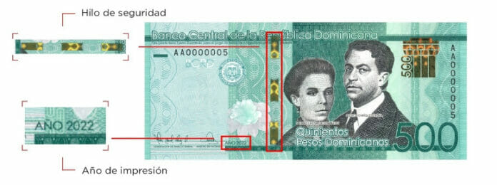 Conozcan el nuevo billete de RD$500