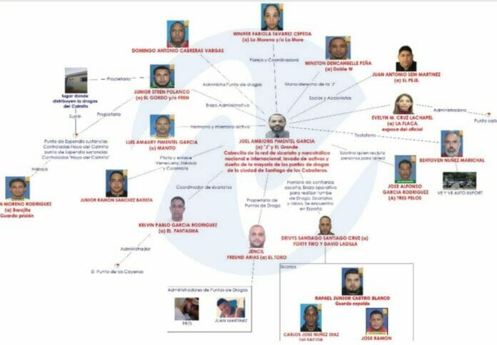 Operación Halcón IV: Estructura de la organización criminal dirigida por 