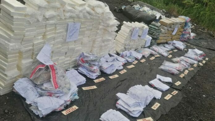 Procuraduría incinera más de 600 kilogramos de cocaína y marihuana