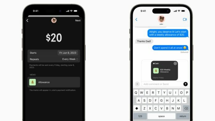 Cómo configurar pagos automáticos con Apple Cash en iOS 17