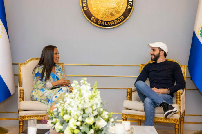Bukele contrata a la dominicana Magali Febles para Miss Universo 2023