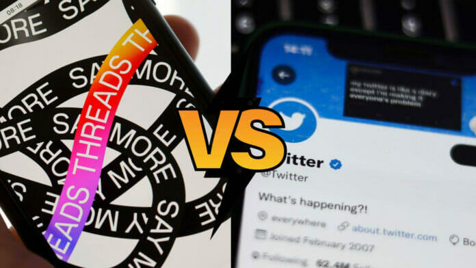 Threads vs. Twitter: Estas son las principales diferencias