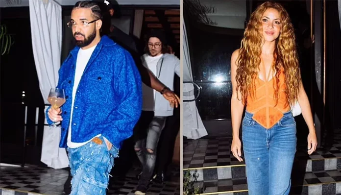 Shakira y Drake despiertan rumores de romance al ser captados saliendo de una fiesta