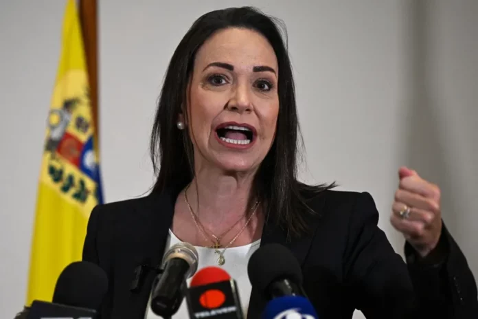 La opositora venezolana acusó a un gobernador chavista de ordenar atacarla
