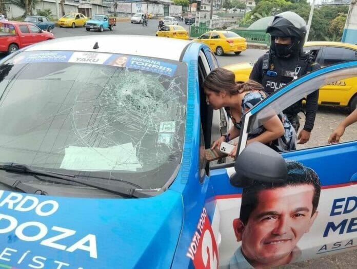 Ecuador│Tras asesinato de Villavicencio, atacan a balazos una candidata al Parlamento