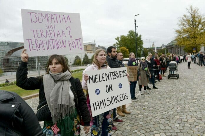 Manifestaciones contra el racismo en Helsinki
