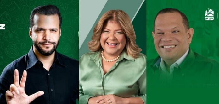 Rafael Paz, Carlos Guzmán y Noris Medina serán precandidatos por la FP en alcaldías del DN, SDN y Barahona