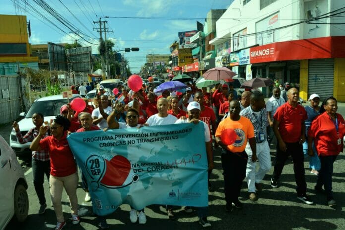 Salud Pública celebró el Día Mundial del Corazón con movilización en SDE